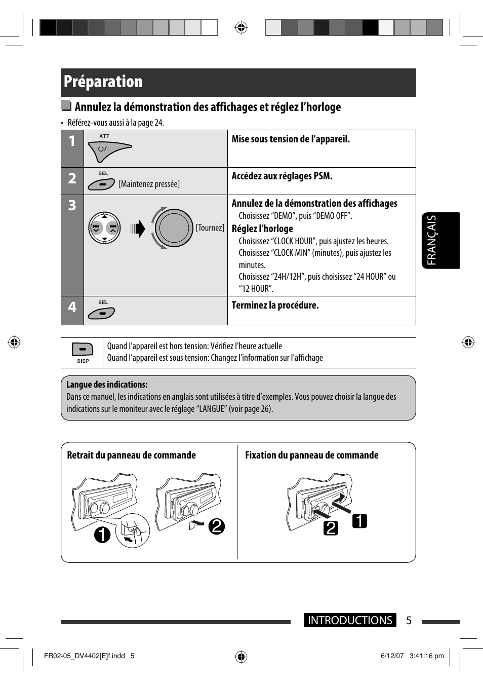 Préparation | JVC KD-DV4402 User Manual | Page 77 / 147
