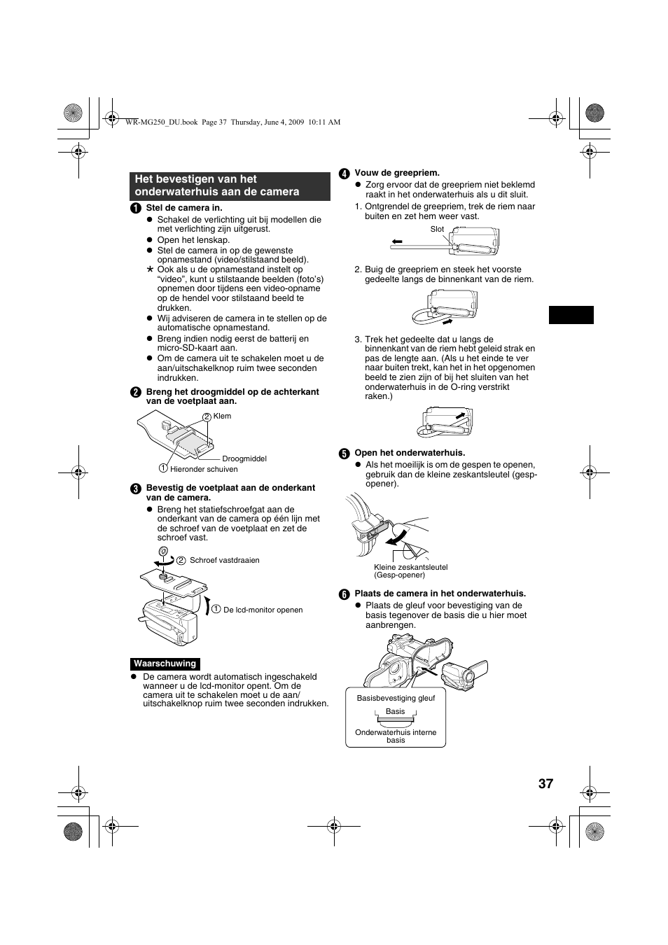 Stigen, A blz. 37, 38 | JVC WR-MG250 User Manual | Page 37 / 104
