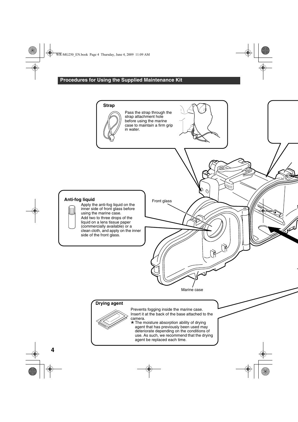 Procedures for using the supplied maintenance kit | JVC WR-MG250 User Manual | Page 4 / 104