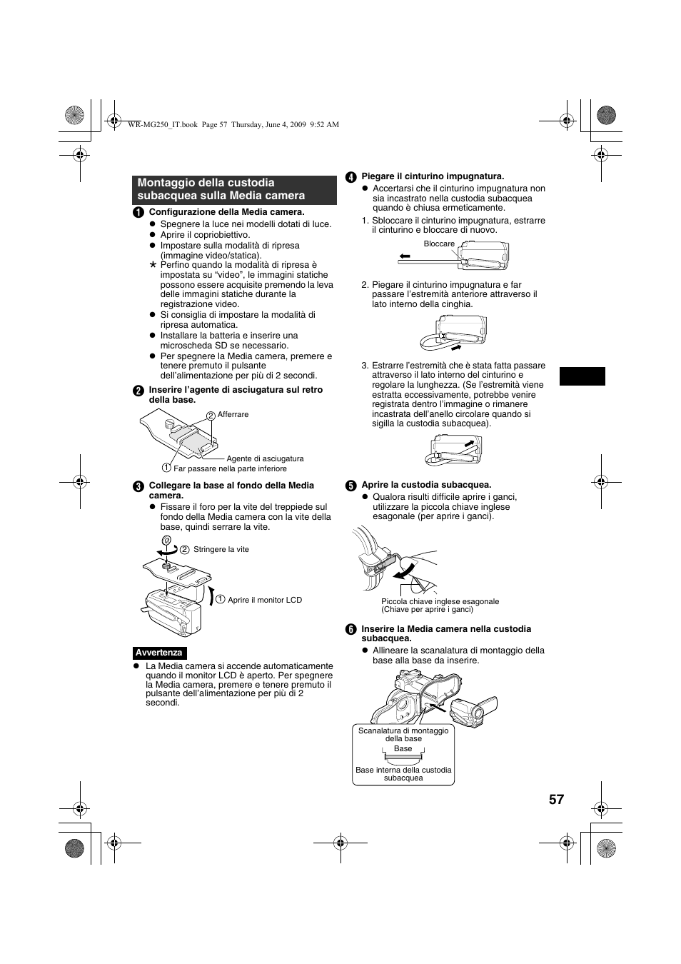 A pag. 57, 58) | JVC WR-MG250 User Manual | Page 57 / 104