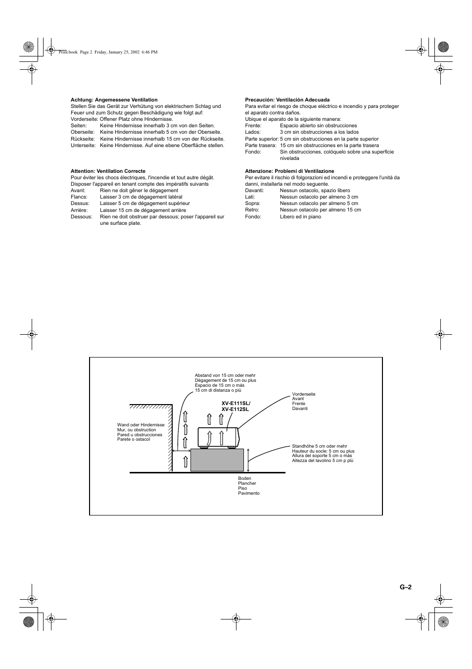 JVC XV-E112 User Manual | Page 3 / 206
