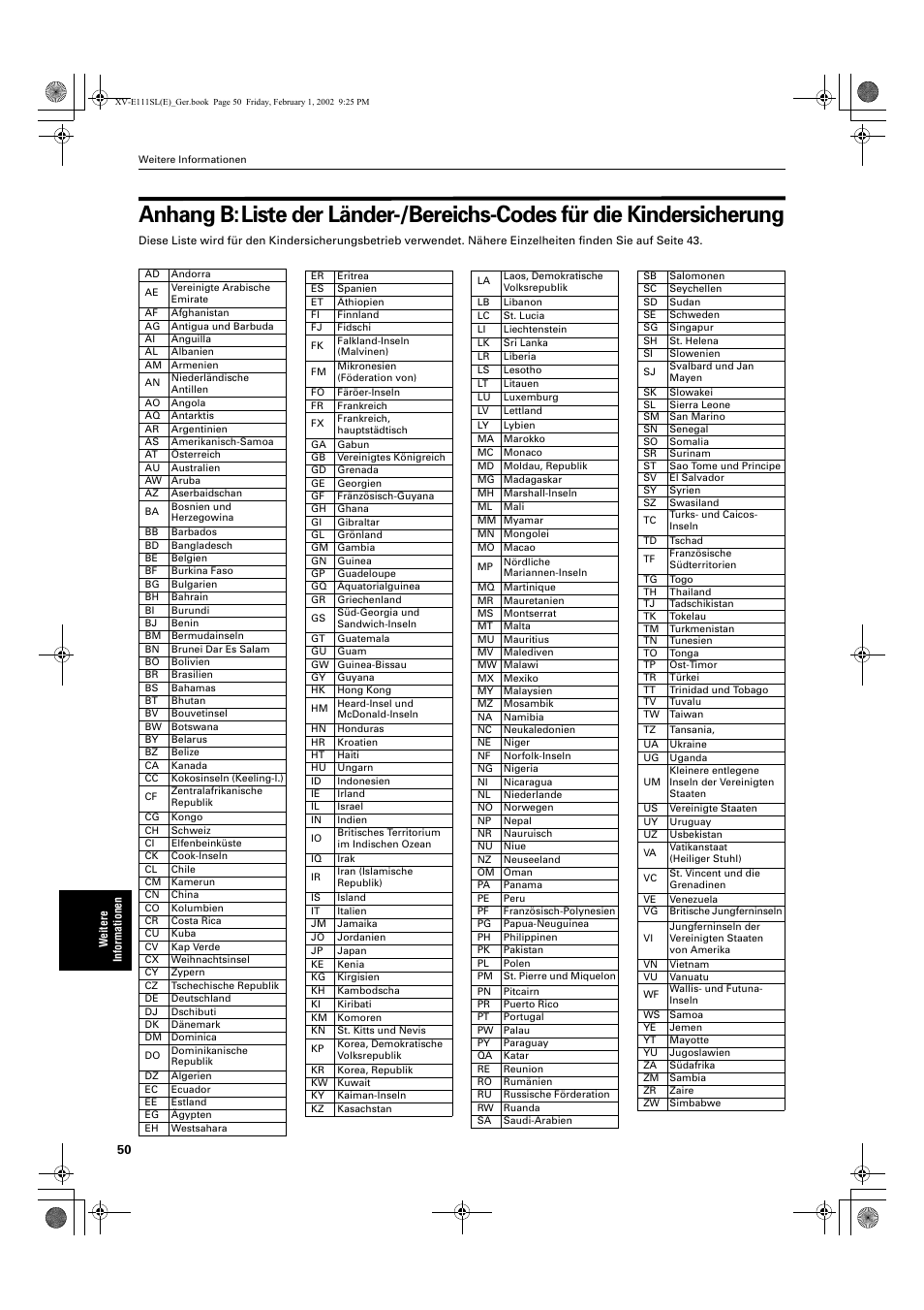 JVC XV-E112 User Manual | Page 54 / 206