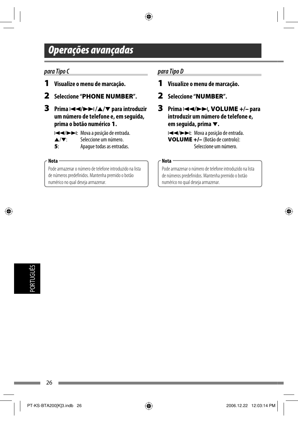 Operações avançadas | JVC KS-BTA200 User Manual | Page 220 / 293