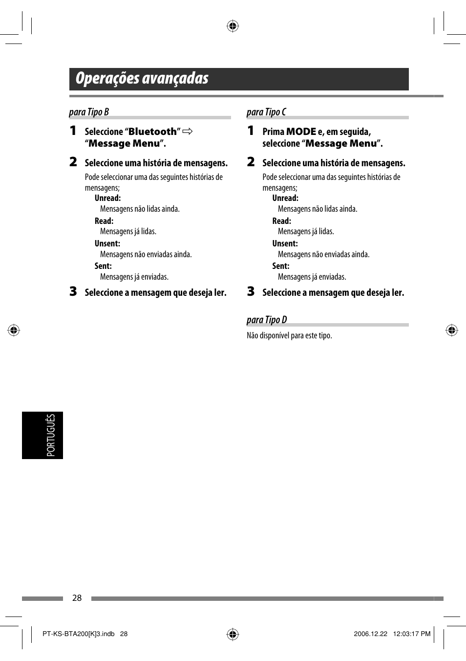 Operações avançadas | JVC KS-BTA200 User Manual | Page 222 / 293