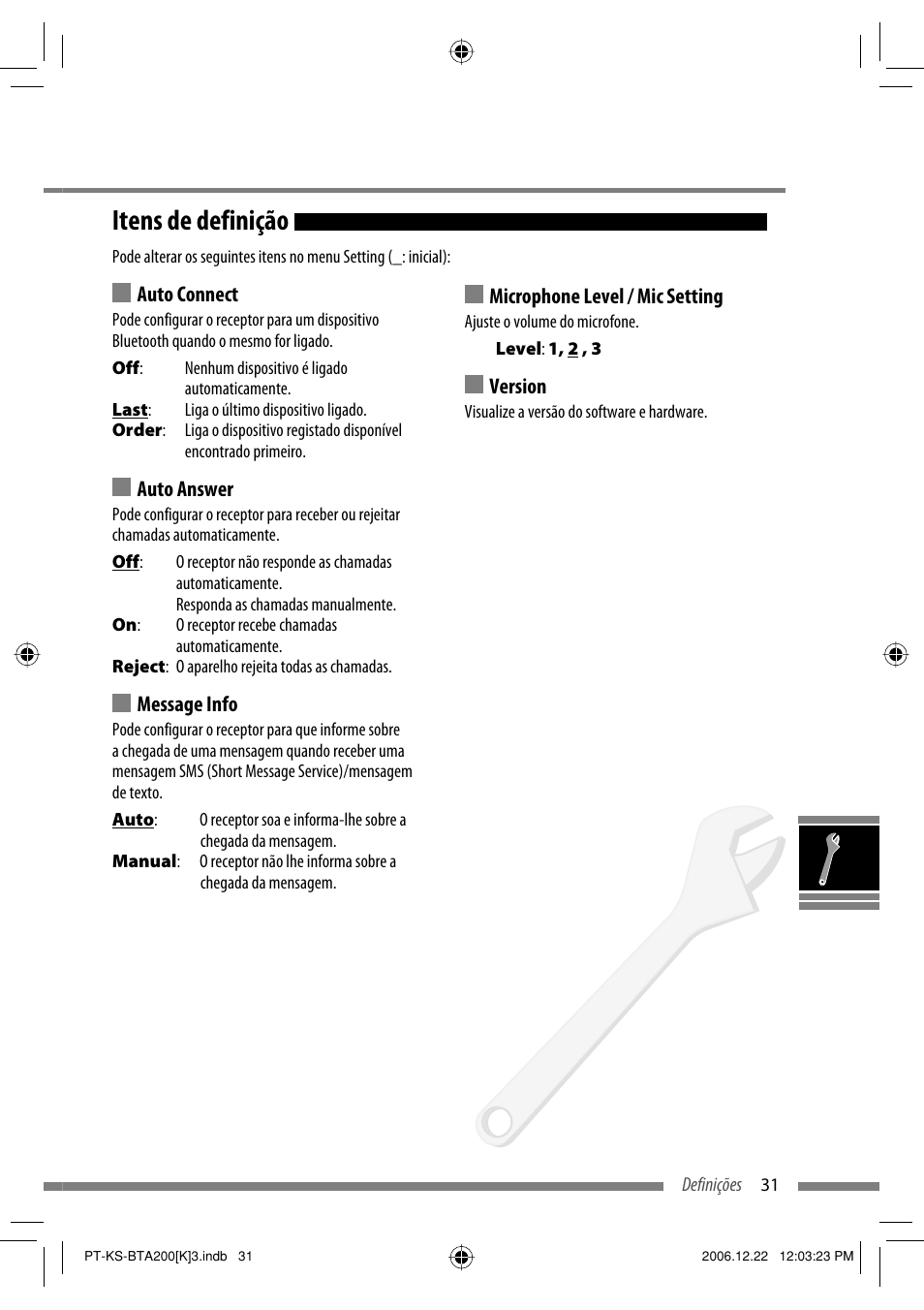 Itens de definição | JVC KS-BTA200 User Manual | Page 225 / 293