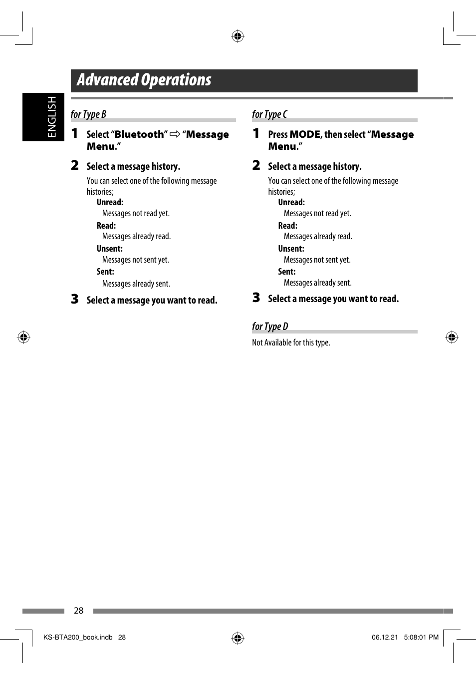 Advanced operations | JVC KS-BTA200 User Manual | Page 30 / 293