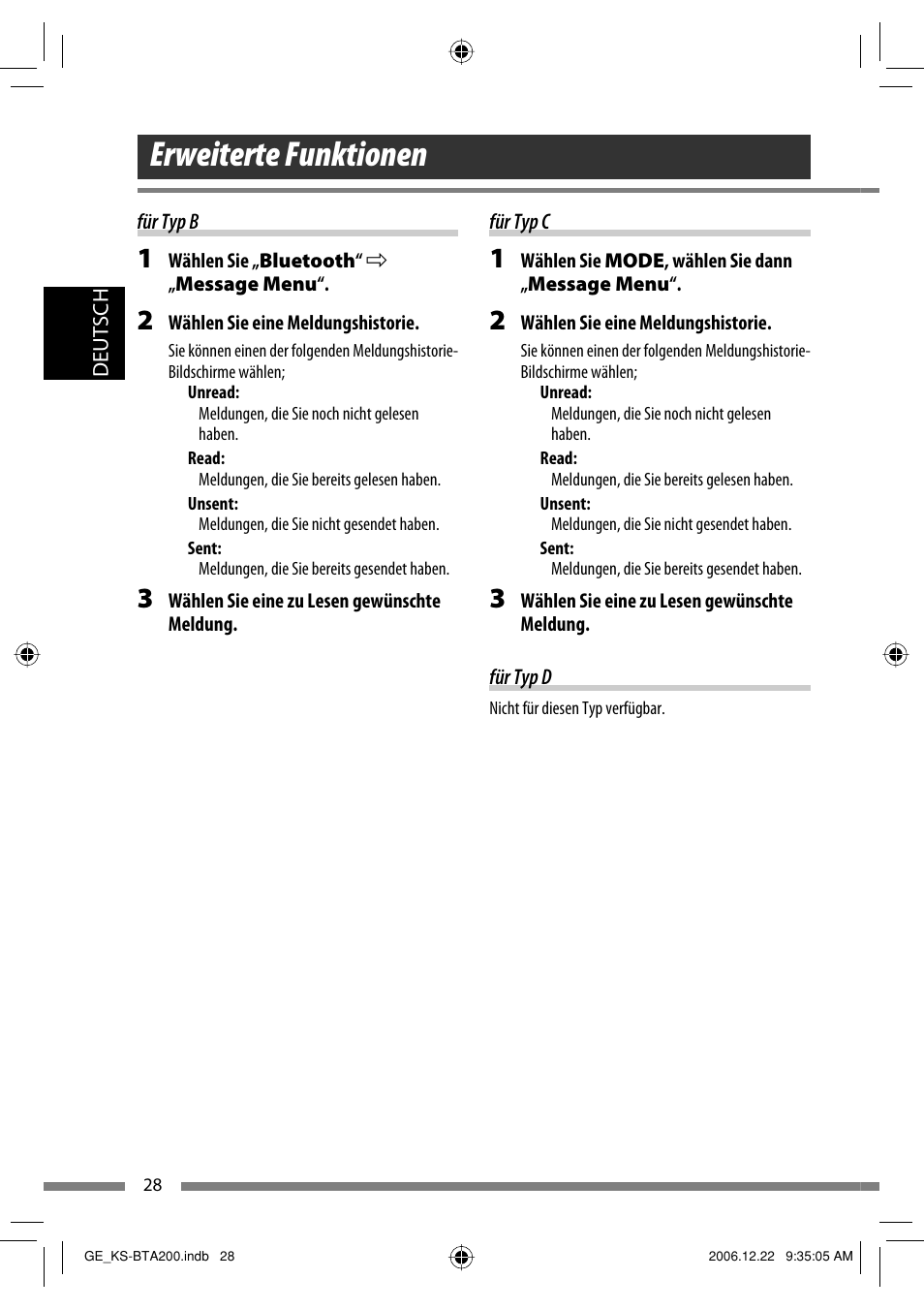 Erweiterte funktionen | JVC KS-BTA200 User Manual | Page 62 / 293