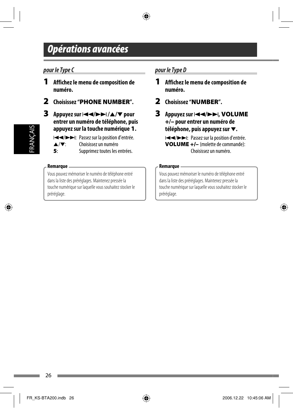 Opérations avancées | JVC KS-BTA200 User Manual | Page 92 / 293