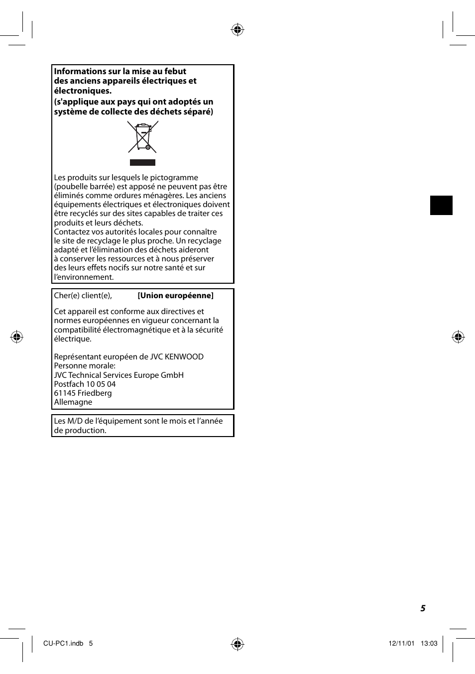JVC CU-PC1 User Manual | Page 17 / 96