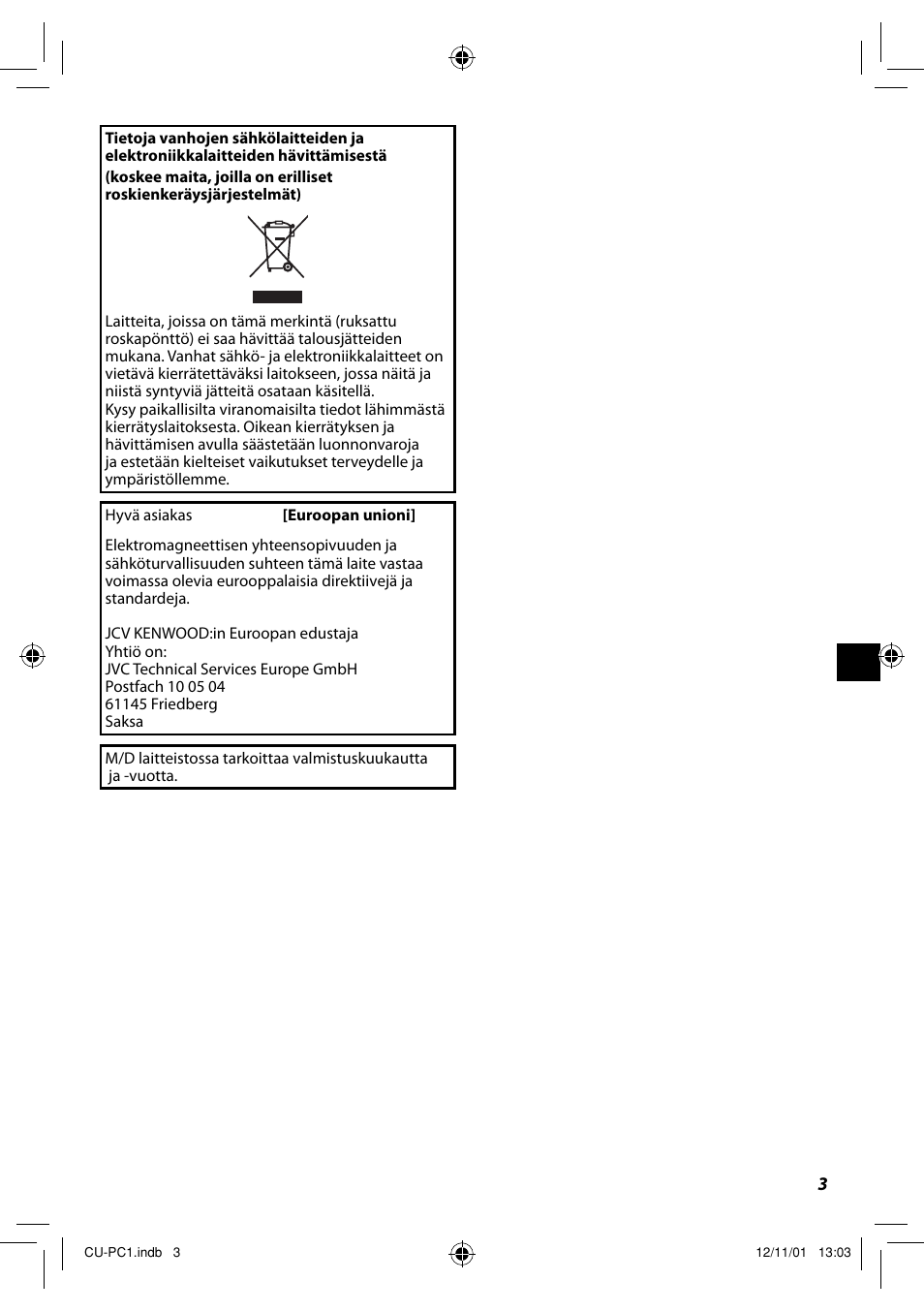 JVC CU-PC1 User Manual | Page 45 / 96