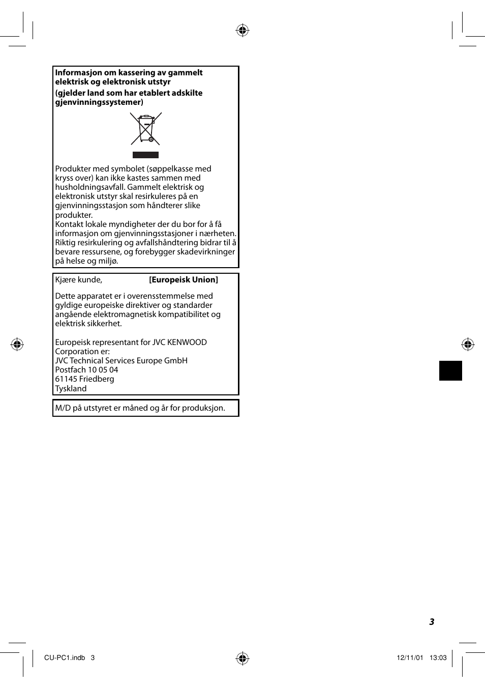 JVC CU-PC1 User Manual | Page 49 / 96