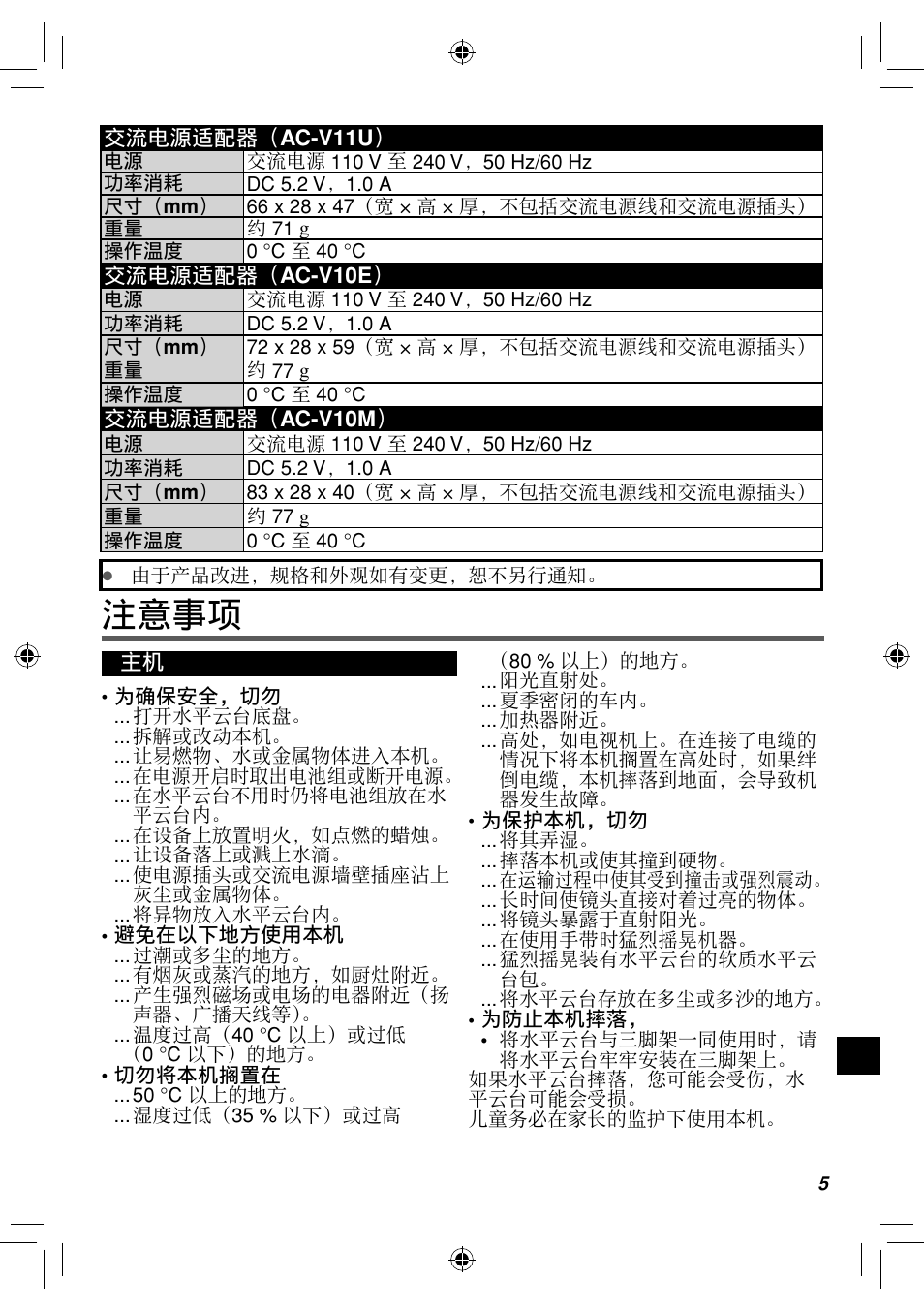 注意事项 | JVC CU-PC1 User Manual | Page 85 / 96