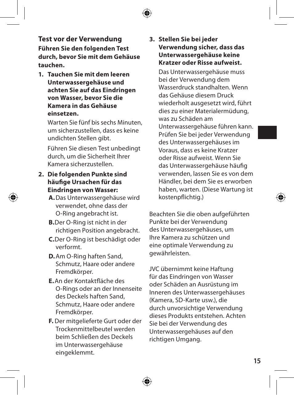 JVC WR-GX001 User Manual | Page 15 / 68