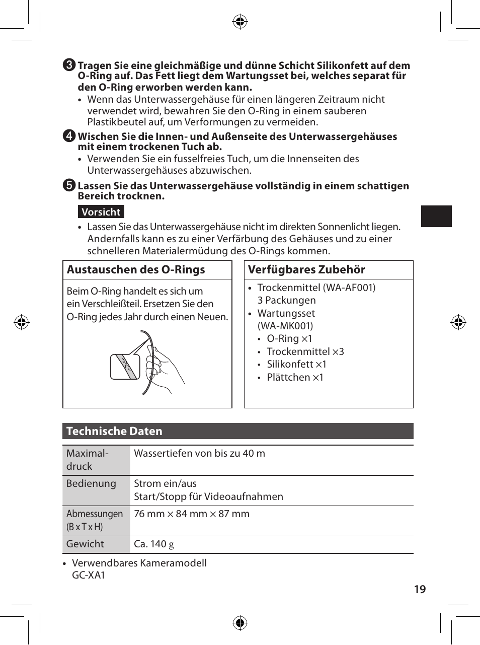 JVC WR-GX001 User Manual | Page 19 / 68