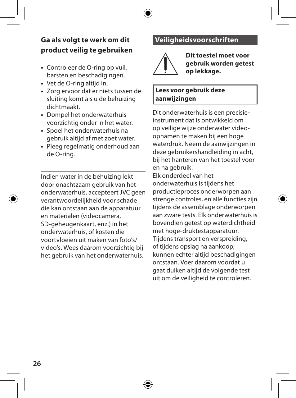 Nederlands | JVC WR-GX001 User Manual | Page 26 / 68