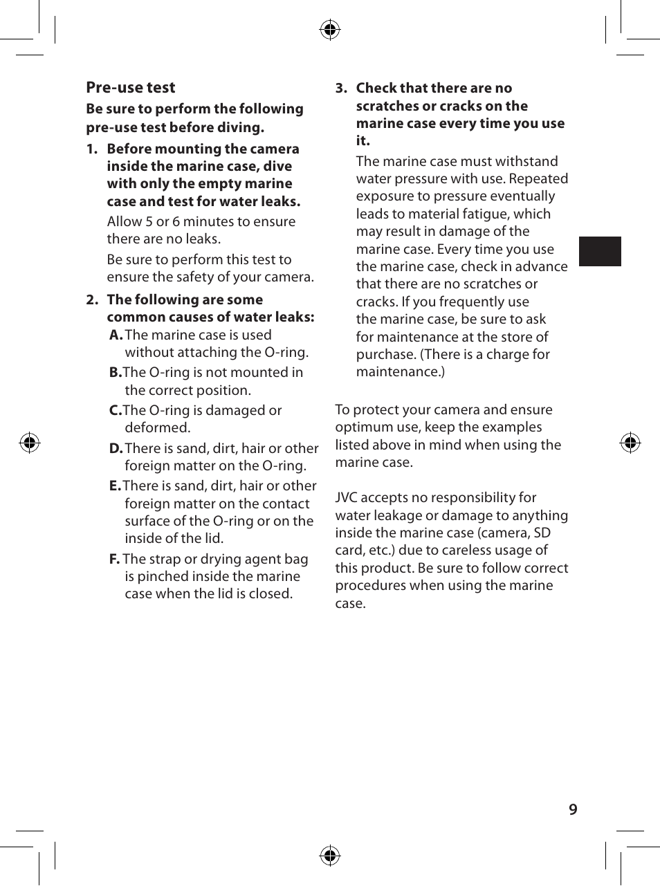 JVC WR-GX001 User Manual | Page 9 / 68