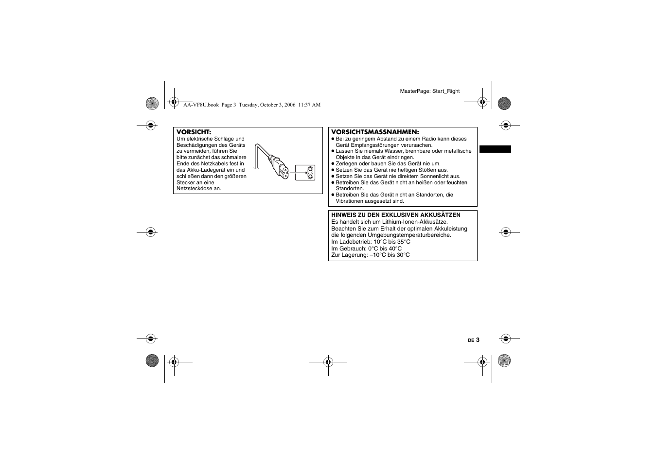 JVC AA-VF8 User Manual | Page 11 / 120