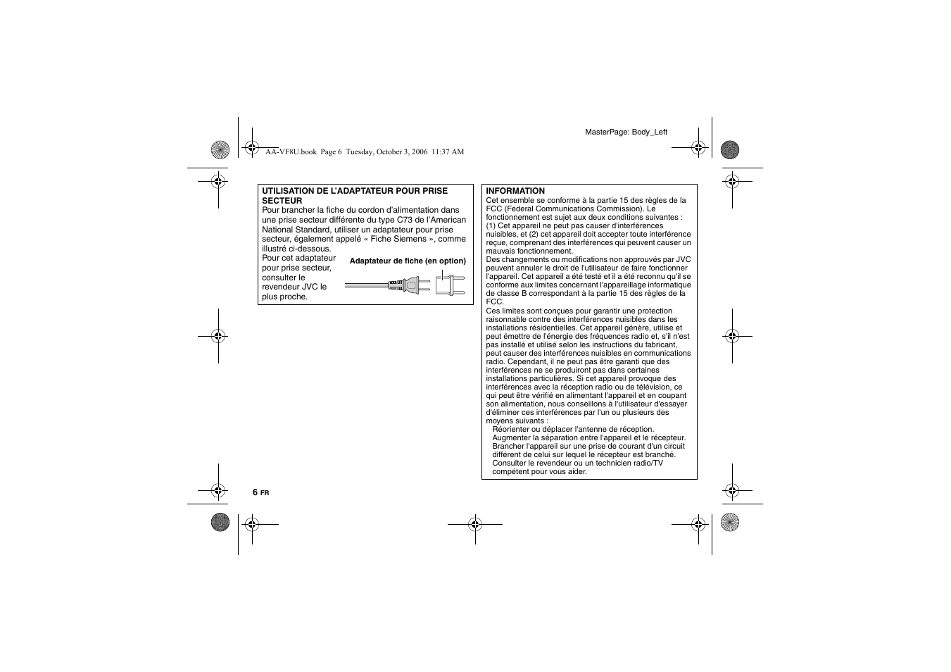 JVC AA-VF8 User Manual | Page 20 / 120