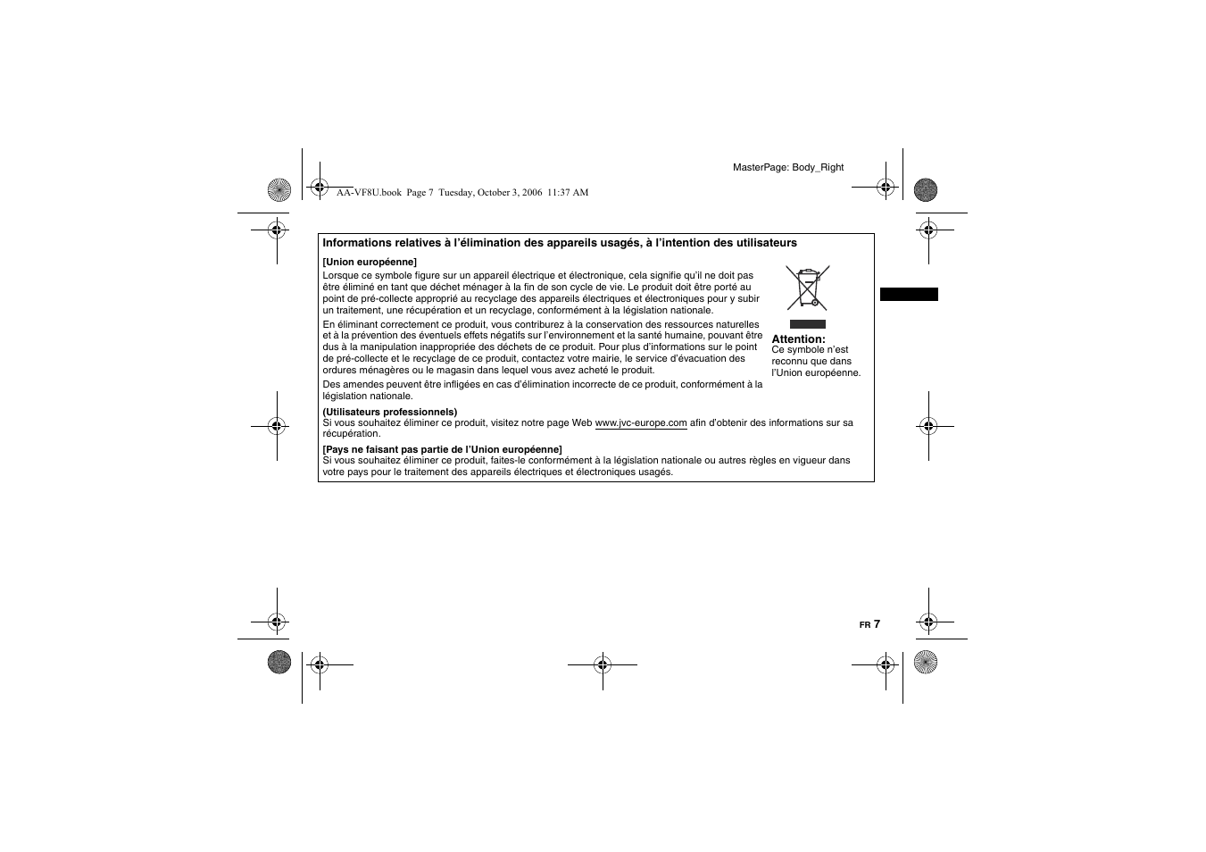 JVC AA-VF8 User Manual | Page 21 / 120