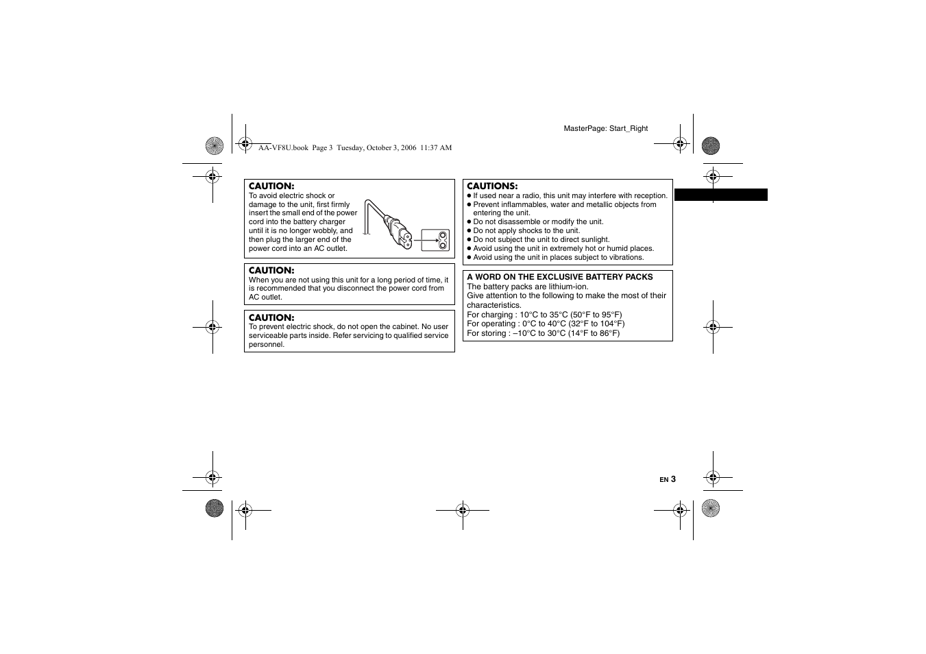 JVC AA-VF8 User Manual | Page 3 / 120