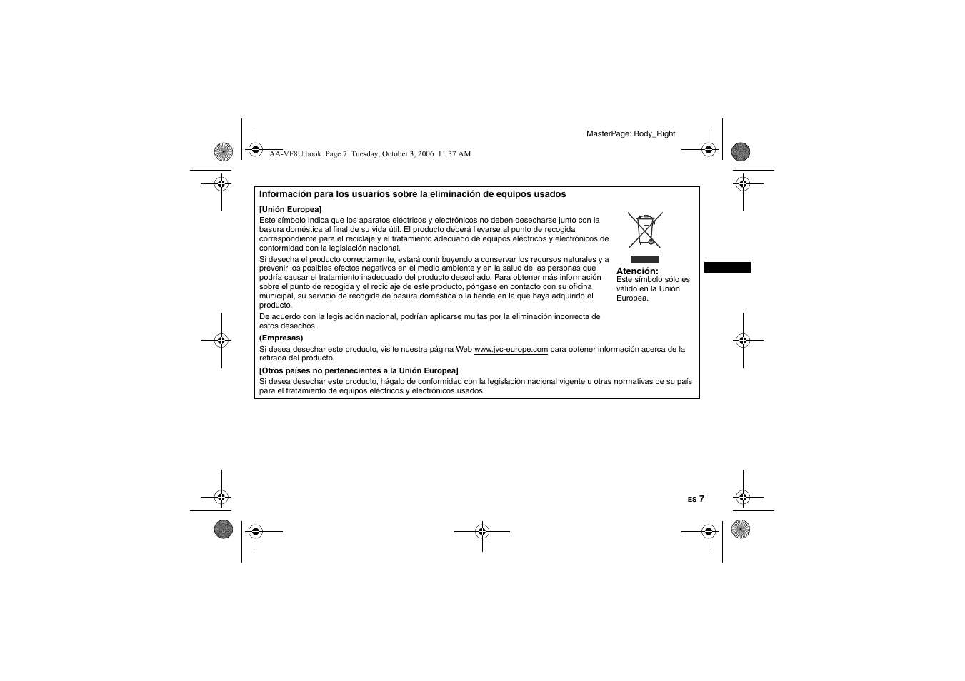 JVC AA-VF8 User Manual | Page 35 / 120