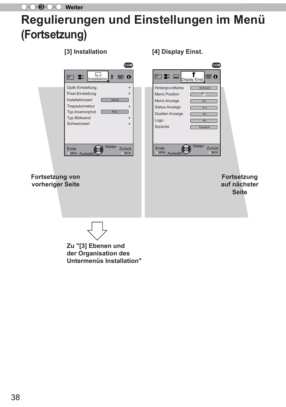 Weiter 3 | JVC DLA-X9 User Manual | Page 38 / 233