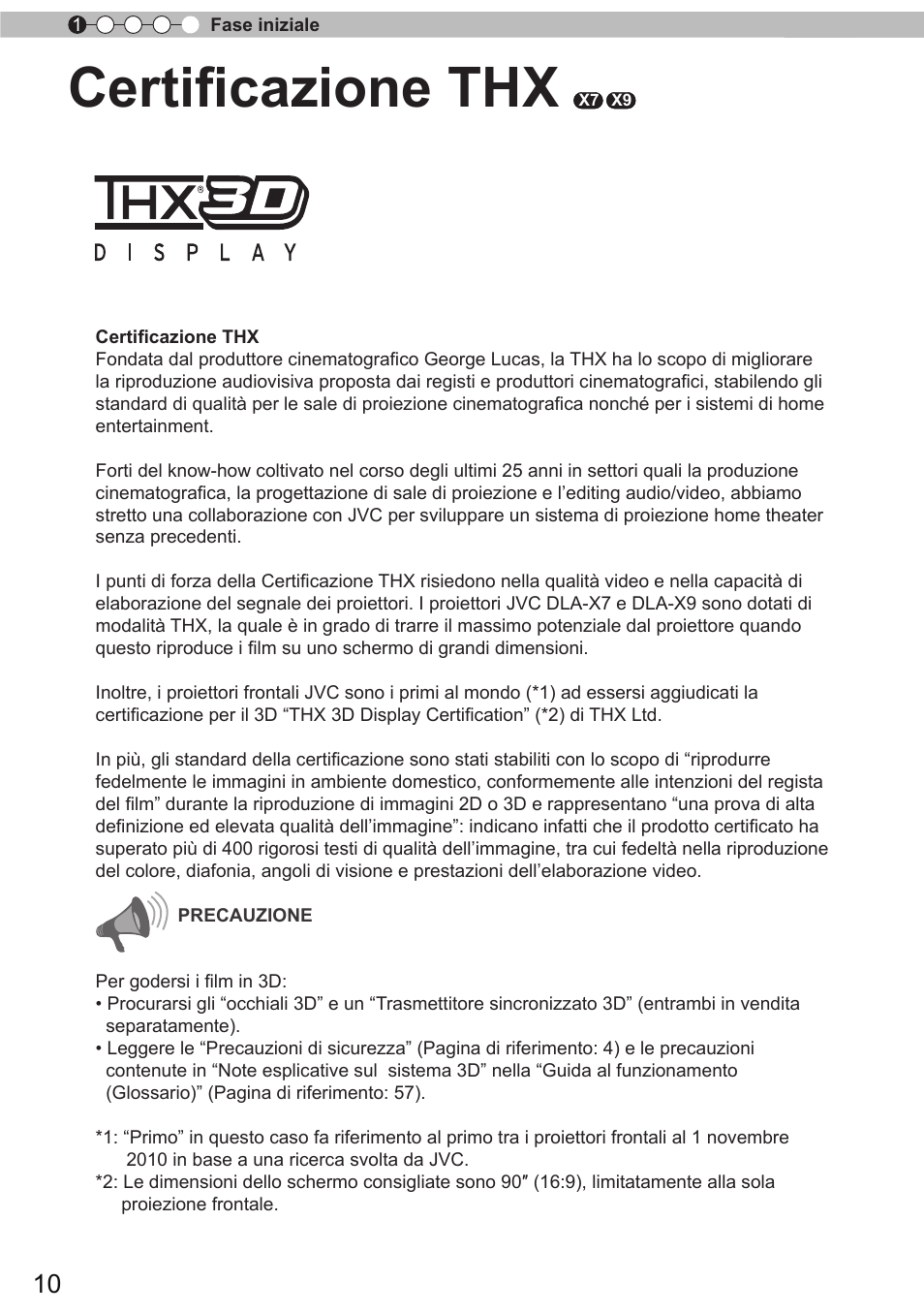 Certificazione thx | JVC DLA-X9 User Manual | Page 88 / 233