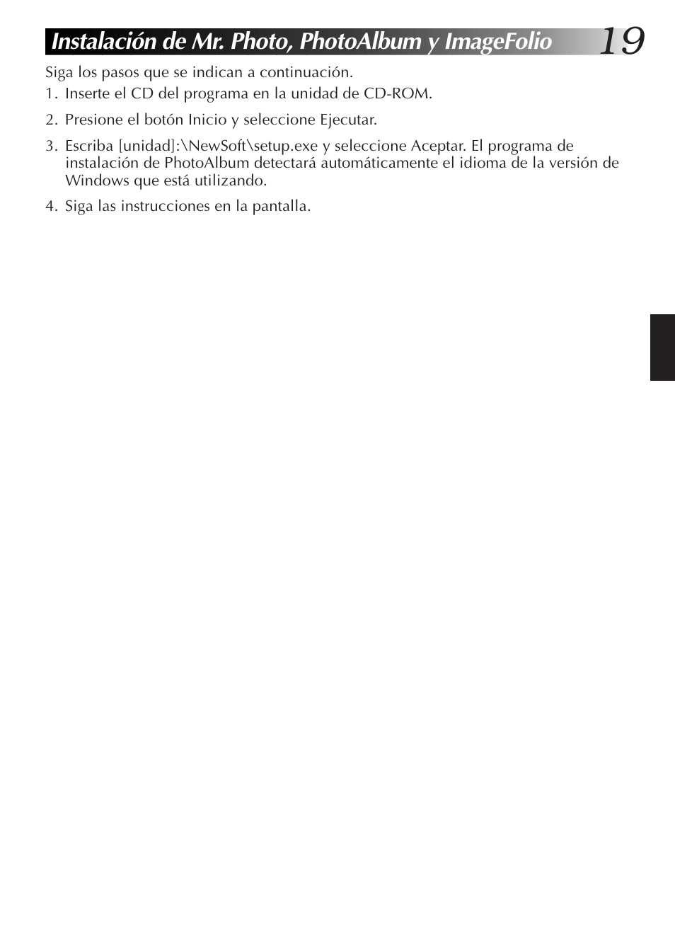 Instalación de mr. photo, photoalbum y imagefolio | JVC GR-DVL9200 User Manual | Page 93 / 220