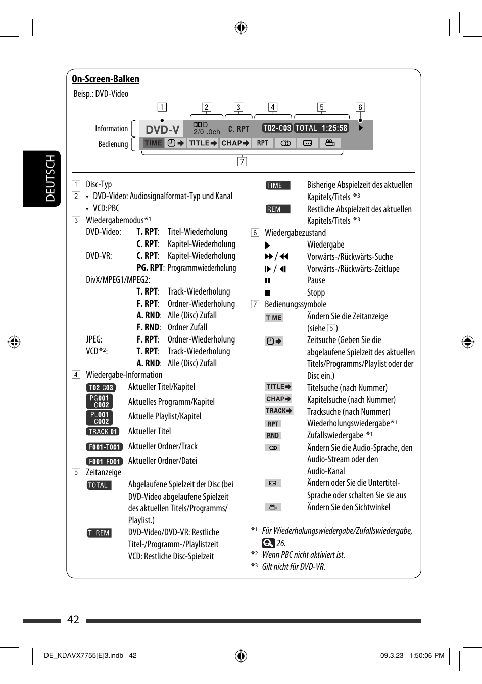 42 deutsch | JVC KD-AVX77 User Manual | Page 116 / 292