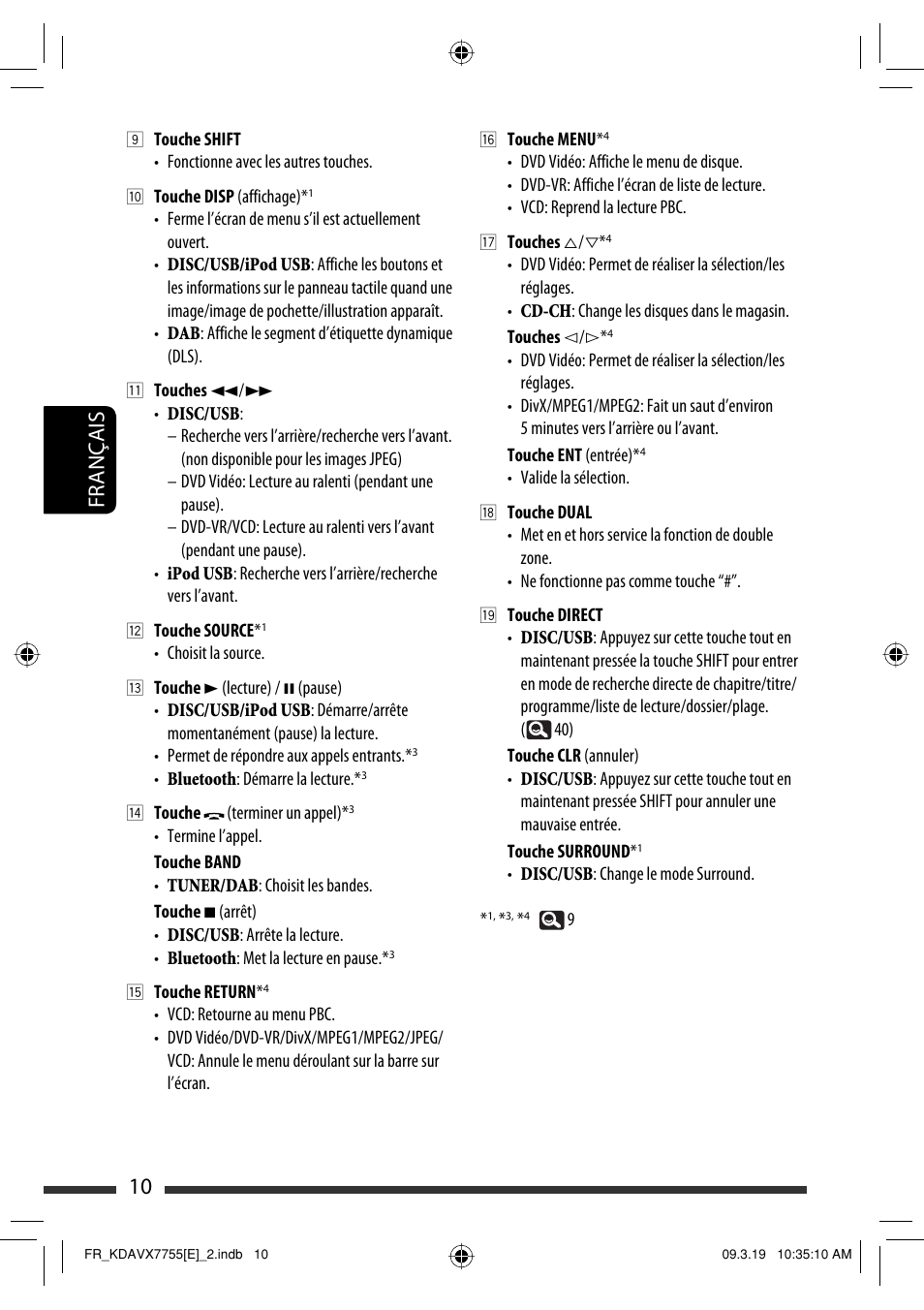 10 français | JVC KD-AVX77 User Manual | Page 156 / 292