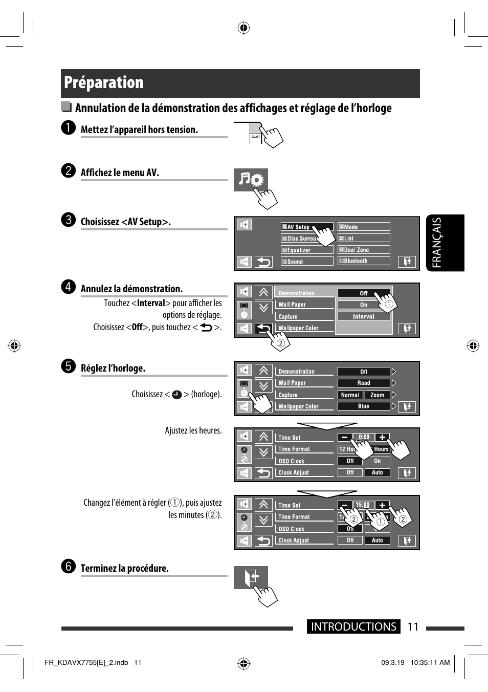 Préparation | JVC KD-AVX77 User Manual | Page 157 / 292