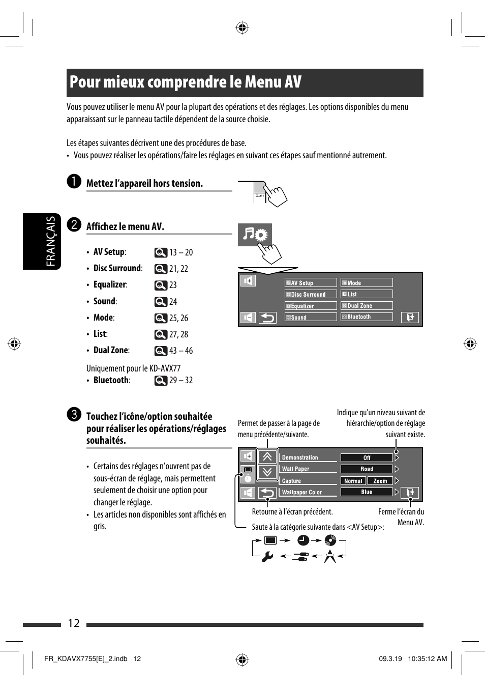 Pour mieux comprendre le menu av | JVC KD-AVX77 User Manual | Page 158 / 292