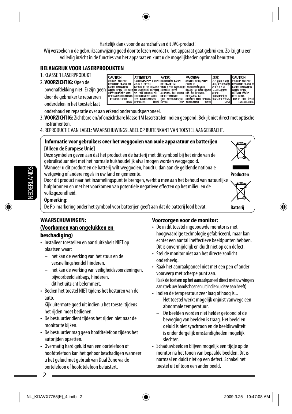 2nederlands | JVC KD-AVX77 User Manual | Page 220 / 292