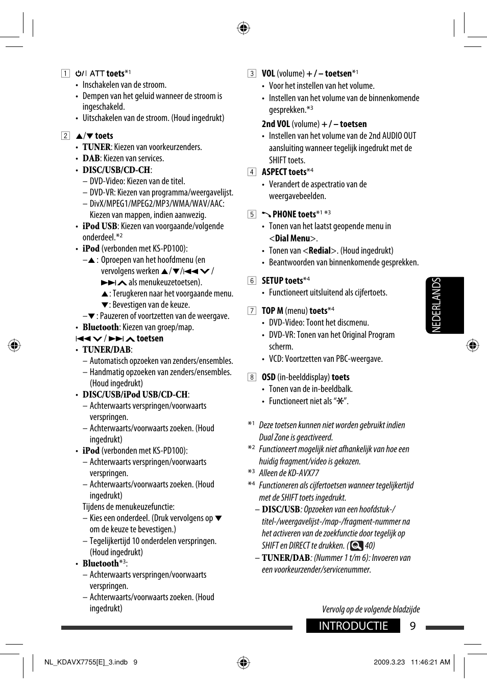 9introductie nederlands | JVC KD-AVX77 User Manual | Page 227 / 292