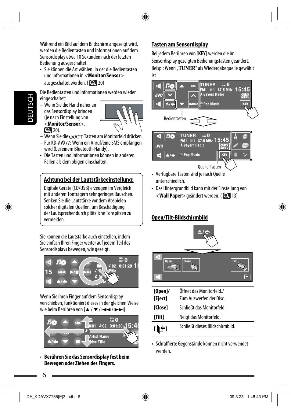 6deutsch | JVC KD-AVX77 User Manual | Page 80 / 292