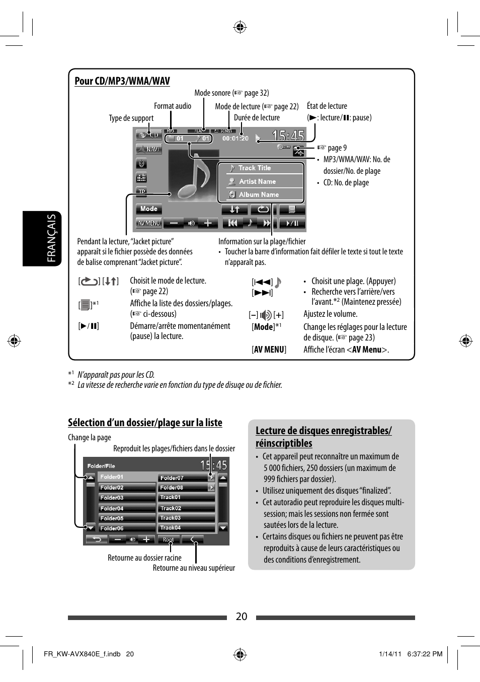 JVC KW-AVX840 User Manual | Page 148 / 261