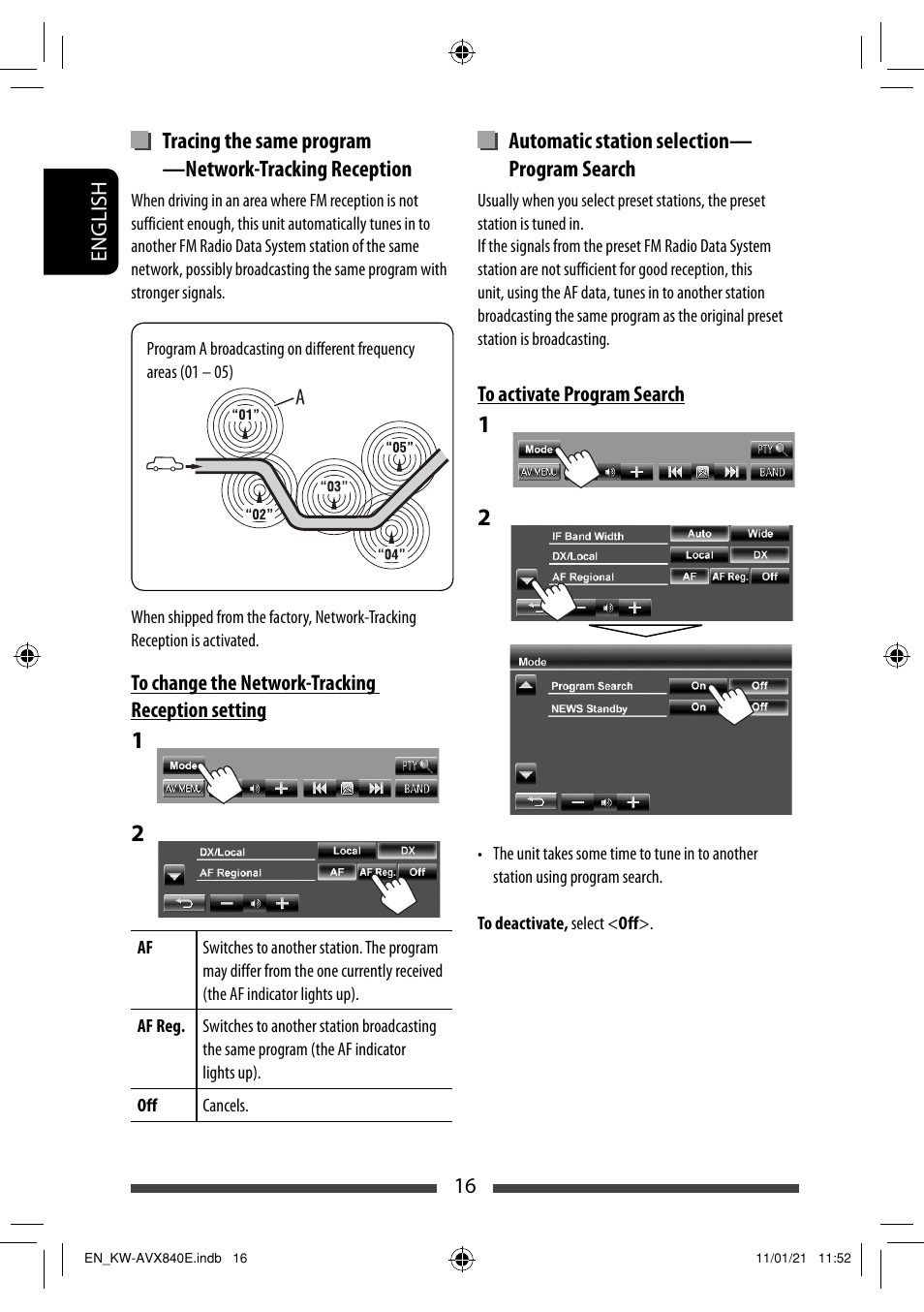 JVC KW-AVX840 User Manual | Page 16 / 261