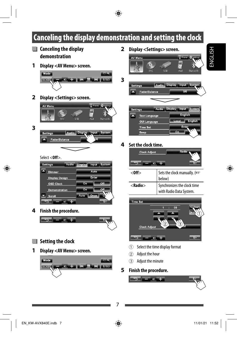 JVC KW-AVX840 User Manual | Page 7 / 261