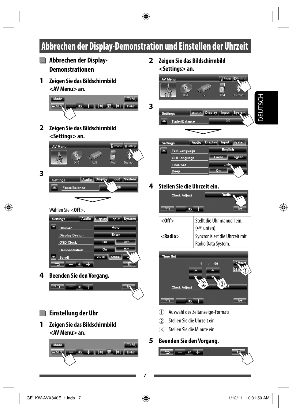 JVC KW-AVX840 User Manual | Page 71 / 261