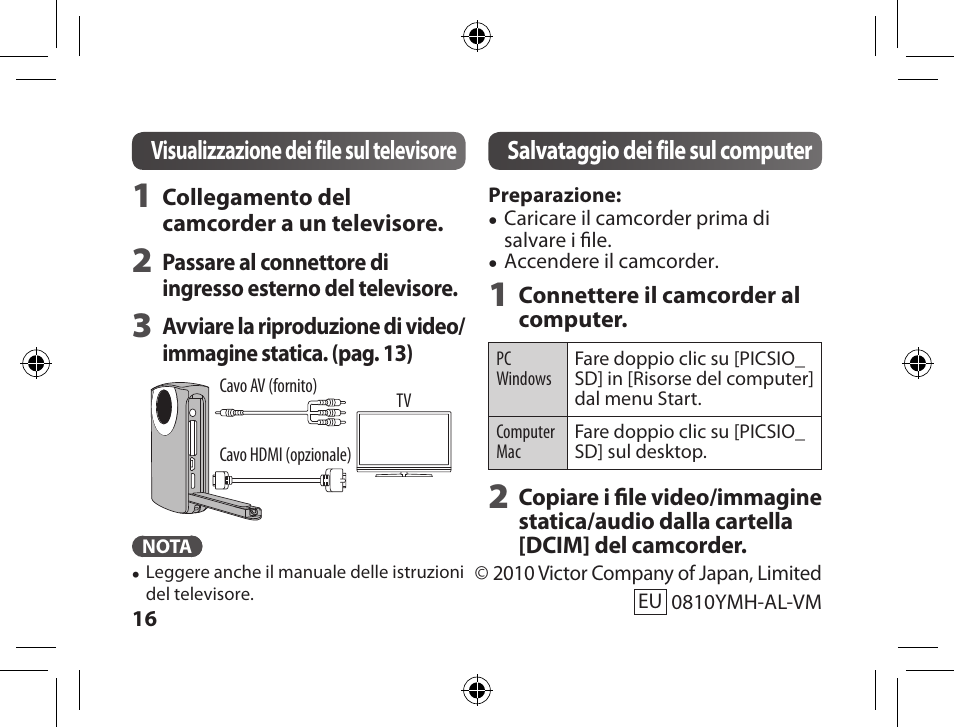 JVC GC-WP10 User Manual | Page 45 / 45