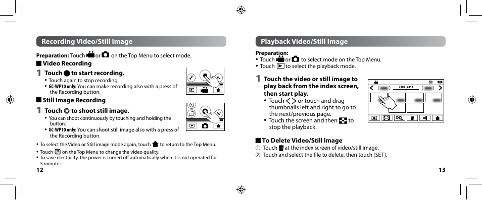JVC GC-WP10 User Manual | Page 7 / 45