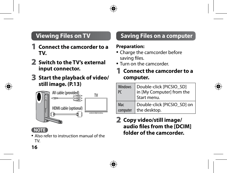 JVC GC-WP10 User Manual | Page 9 / 45