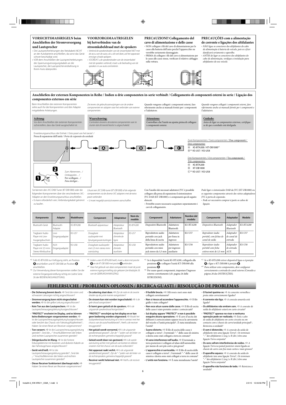 JVC KW-XR611 User Manual | Page 6 / 6