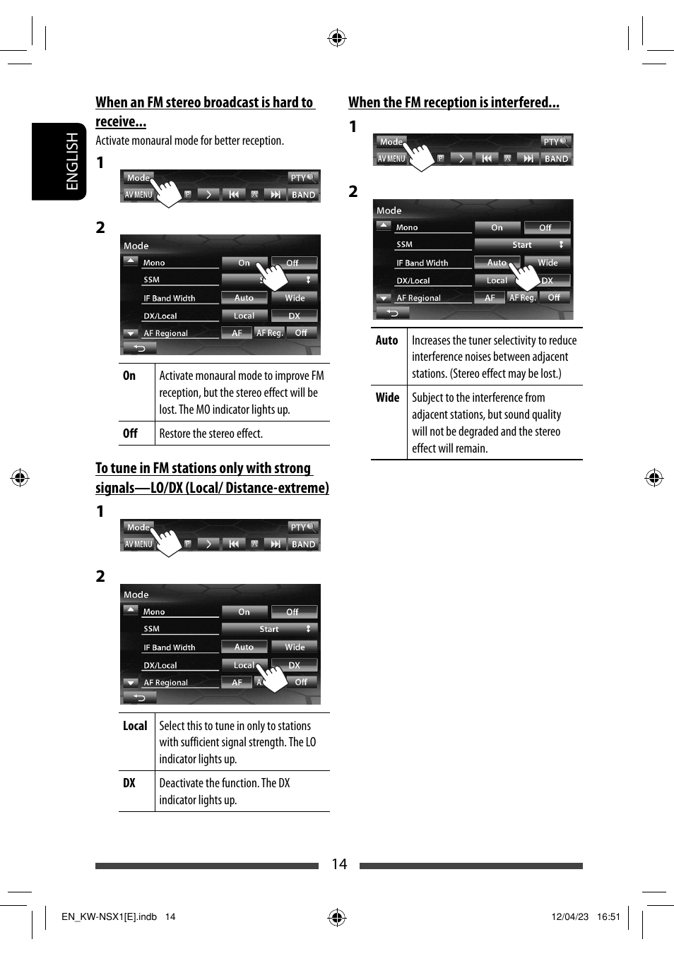 JVC KW-NSX1 User Manual | Page 14 / 282