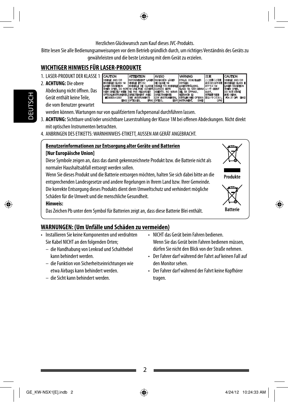 JVC KW-NSX1 User Manual | Page 72 / 282