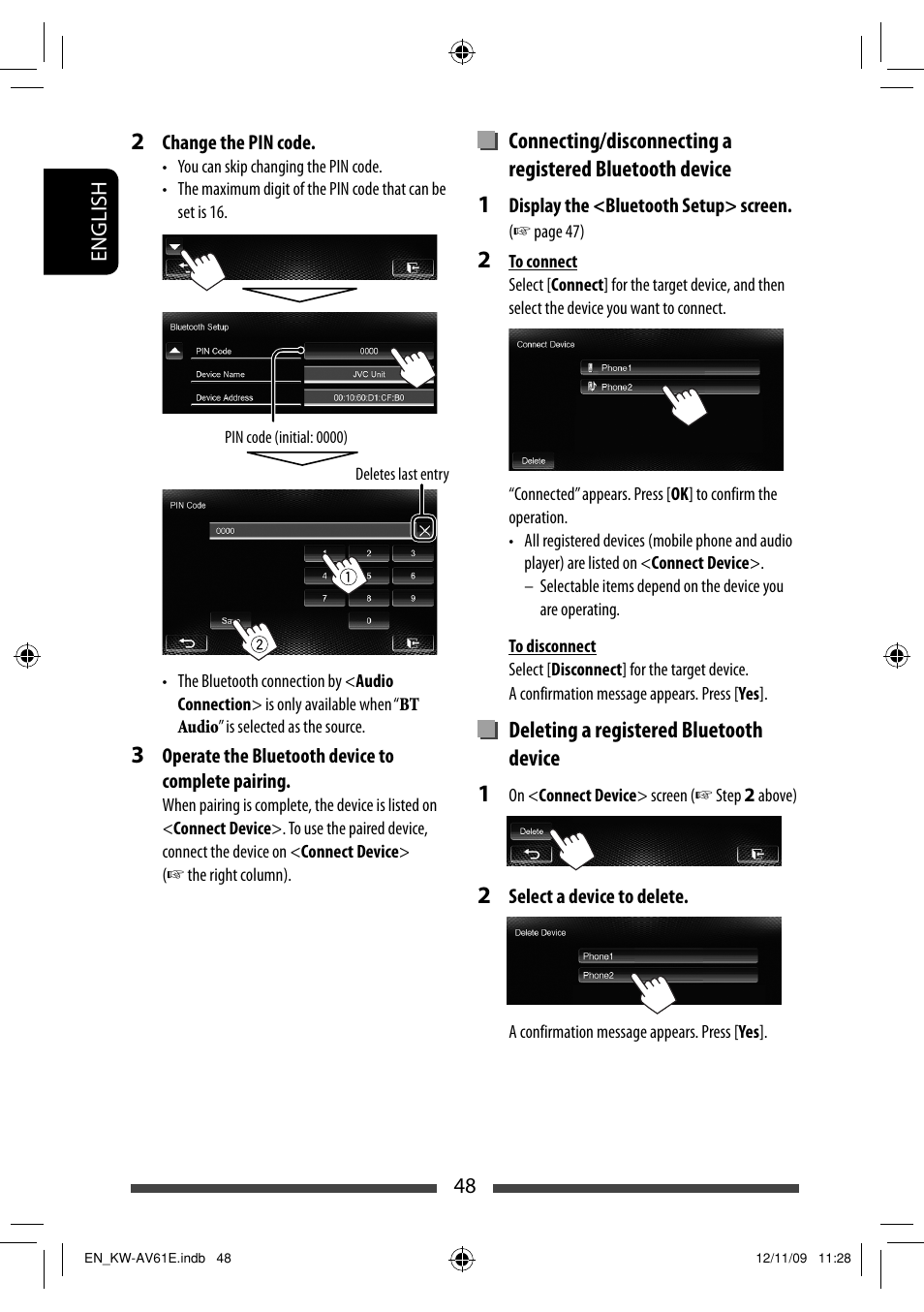 JVC KW-AV61BT User Manual | Page 48 / 277