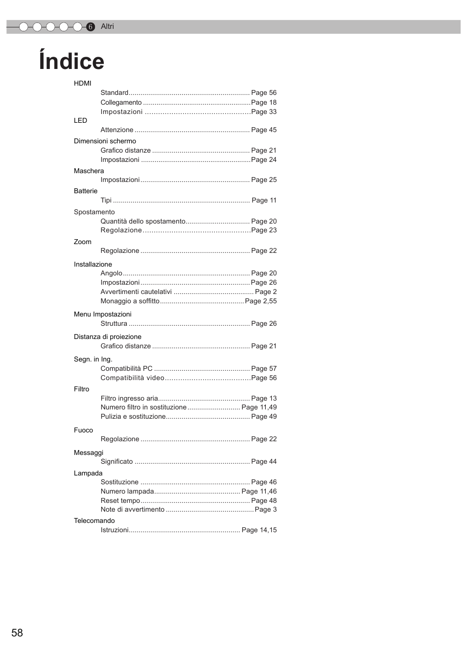 Índice, Indice | JVC DLA-HD550 User Manual | Page 116 / 175