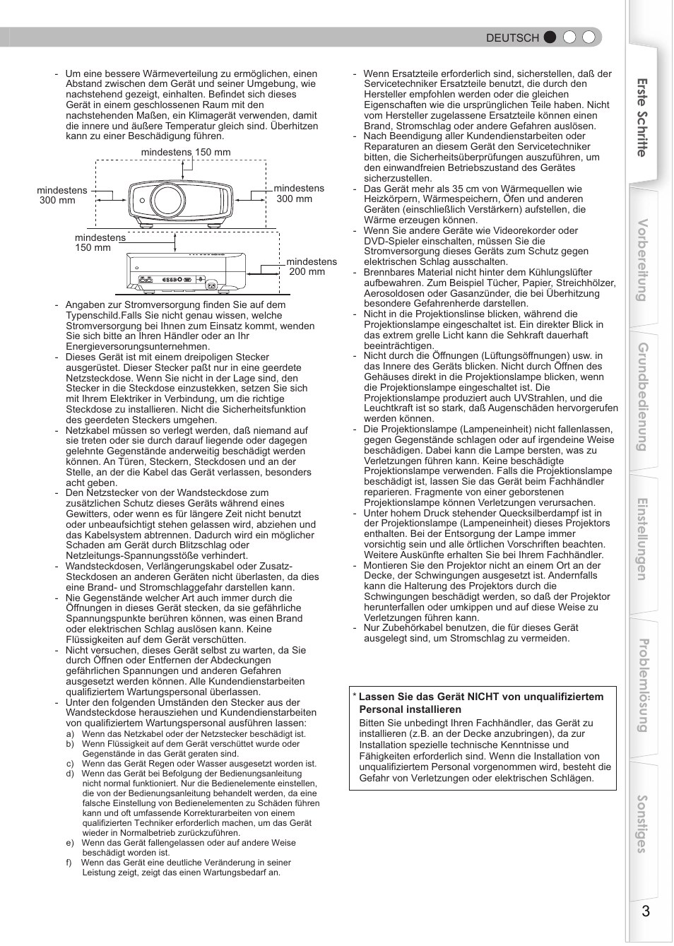 JVC DLA-HD550 User Manual | Page 3 / 175