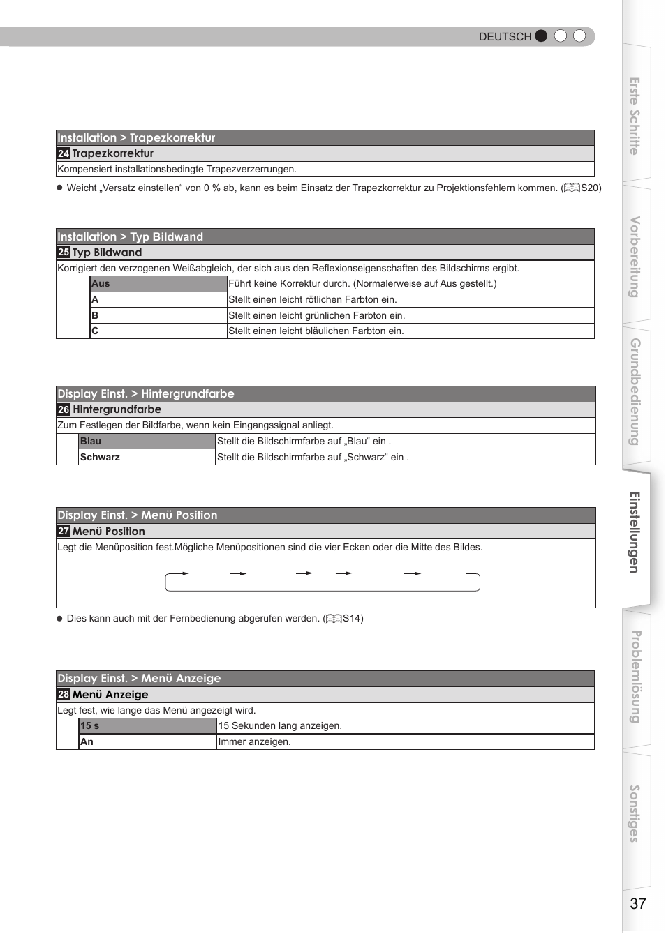 JVC DLA-HD550 User Manual | Page 37 / 175