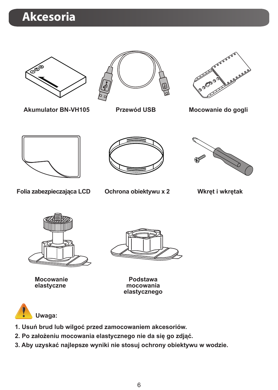 Akcesoria | JVC GC-XA1 BE User Manual | Page 139 / 210
